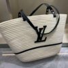 LV Summer New Arrival Woven Tote Bag Large Capacity Vacation Beach Bag Shoulder Bag