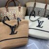 LV Summer New Arrival Woven Tote Bag Large Capacity Vacation Beach Bag Shoulder Bag