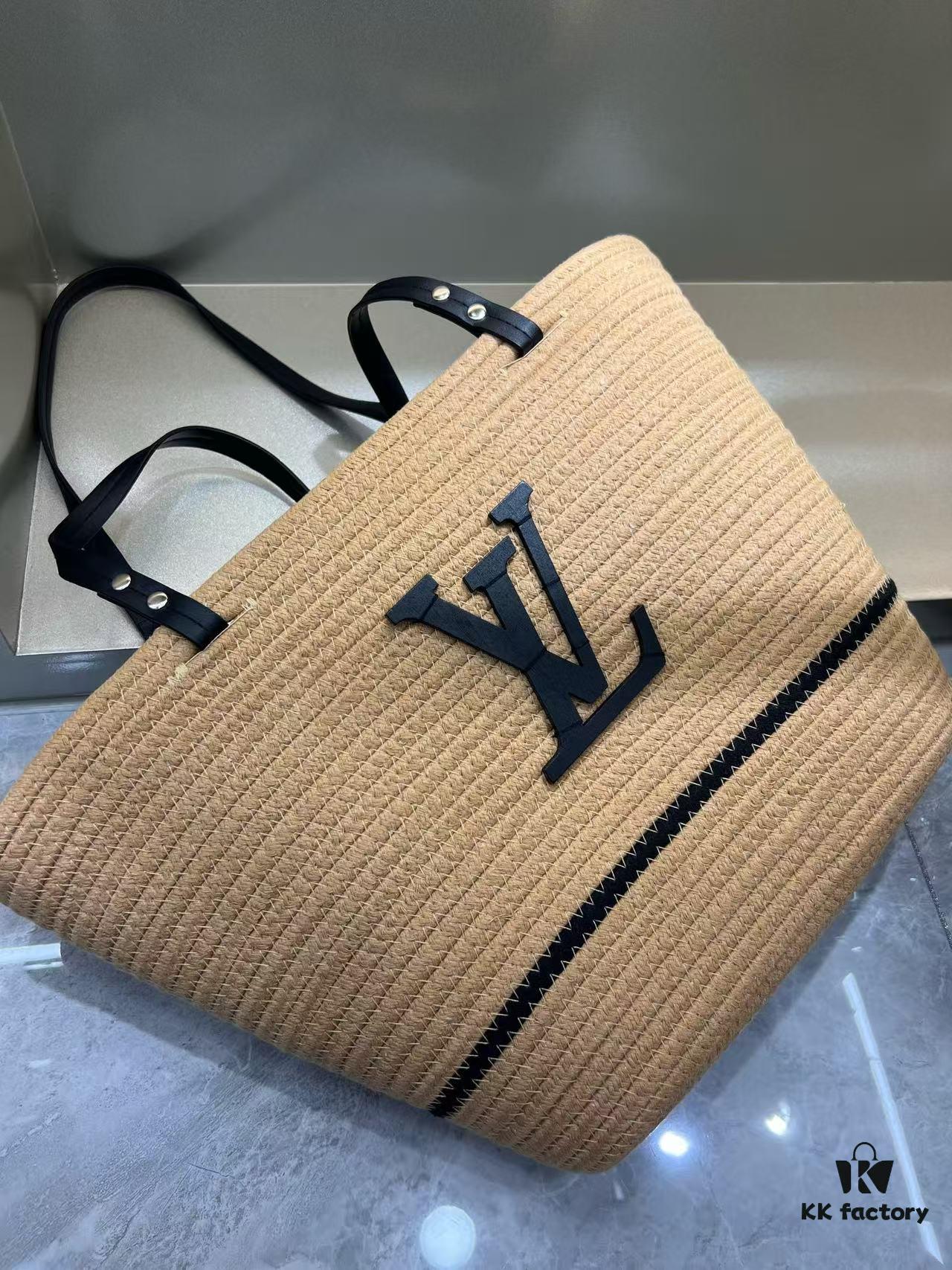 693079606e68136f4d9a6b20 LV Summer New Arrival Woven Bag, Large-Capacity Tote, Vacation Beach Bag, Shoulder Bag 40.28
