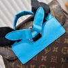 693079676e68136f4d9a6b2b Louis Vuitton Colormania Collection Christopher Medium Backpack M12729 Monogram Blue and M13202 Monogram Ochre 41379