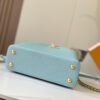 693079846e68136f4d9a6b5c Upgraded M59868 Starlight Shimmer Blue Mother-of-Pearl Button Capucines BB Bag
