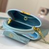 693079886e68136f4d9a6b61 Upgraded M59868 Starlight Shimmer Blue Mother-of-Pearl Button Capucines BB Bag