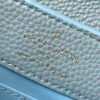 6930798f6e68136f4d9a6b6e Upgraded M59850 Stellar Pearlized Blue Shell Button Capucines Mini Bag