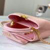693079996e68136f4d9a6b7e Upgraded M59868 Stellar Pearlized Powder with Mother-of-Pearl Button - This Capucines BB Bag Features Taurillon Leather That Shimmers in Changing Hues Under Different Lights