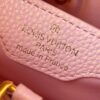 6930799a6e68136f4d9a6b80 Upgraded M59868 Stellar Pearlized Powder with Mother-of-Pearl Button - This Capucines BB Bag Features Taurillon Leather That Shimmers in Changing Hues Under Different Lights