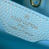 693079a56e68136f4d9a6b93 Upgraded M20841 Stellar Pearl Green Shell Button Capucines MM Handbag