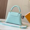 693079a56e68136f4d9a6b94 Upgraded M59868 Stellar Pearl Green Shell Button Capucines BB Bag