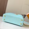 693079a66e68136f4d9a6b95 Upgraded M59868 Stellar Pearl Green Shell Button Capucines BB Bag
