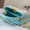 693079a86e68136f4d9a6b97 Upgraded M59868 Stellar Pearl Green Shell Button Capucines BB Bag