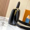 693079c36e68136f4d9a6bc8 Upgraded M23766 Black and White Mother-of-Pearl Flower Crown Handbag