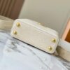 693079d56e68136f4d9a6be7 Upgraded M23765 White-on-White Mother-of-Pearl Capucines Flower Crown Handbag