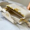 693079d66e68136f4d9a6be8 Upgraded M23765 White-on-White Mother-of-Pearl Capucines Flower Crown Handbag
