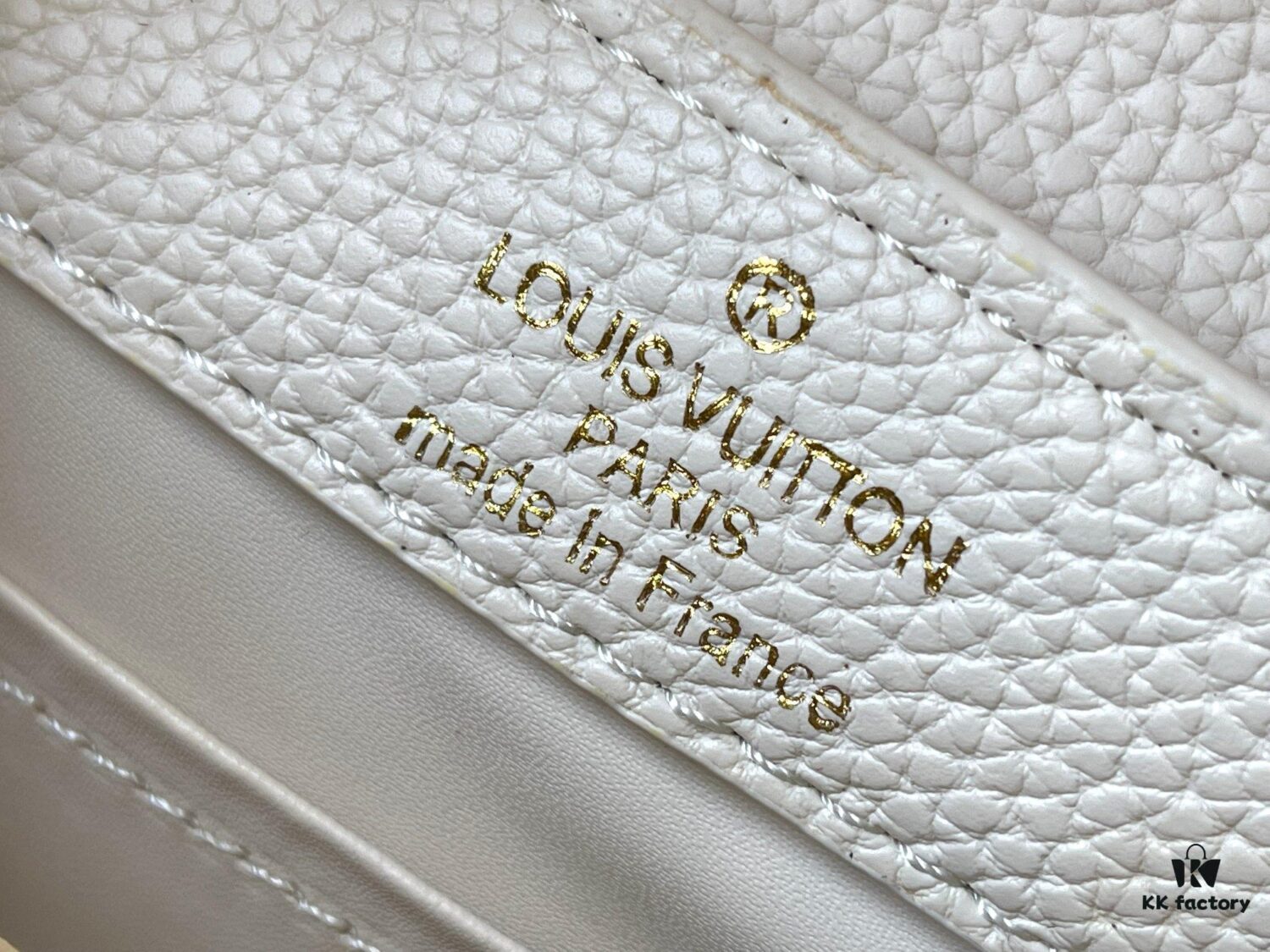 693079d76e68136f4d9a6beb Upgraded M23765 White-on-White Mother-of-Pearl Capucines Flower Crown Handbag