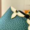 693079dc6e68136f4d9a6bf3 Upgraded M23766 Green and White Mother-of-Pearl Flower Crown Capucines Handbag