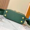 693079de6e68136f4d9a6bf6 Upgraded M23765 Green and White Mother-of-Pearl Flower Crown Bag