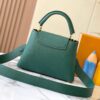 693079e06e68136f4d9a6bf9 Upgraded M23766 Green and White Mother-of-Pearl Flower Crown Capucines Handbag
