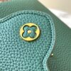 693079e16e68136f4d9a6bfc Upgraded M23765 Green and White Mother-of-Pearl Flower Crown Bag