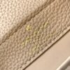 693079ed6e68136f4d9a6c13 Upgraded M23765 Beige and White Mother-of-Pearl Flower Crown Capucines Handbag