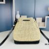693079f06e68136f4d9a6c1b New Large Batch LV NOE PURSE Bucket Bag with Raffia and Leather Trim