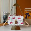 Upgraded Version 190 [Official Latest Model, Accurate Color Match] Cherry Chain Bag Underarm Bag with Exclusive Sticker