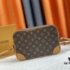 69307a086e68136f4d9a6c3c Top Quality Original LV Classic Crossbody Bag, Model No. M51274, Monogram Pattern, Small Square Design with Adjustable Full-Grain Leather Shoulder Strap