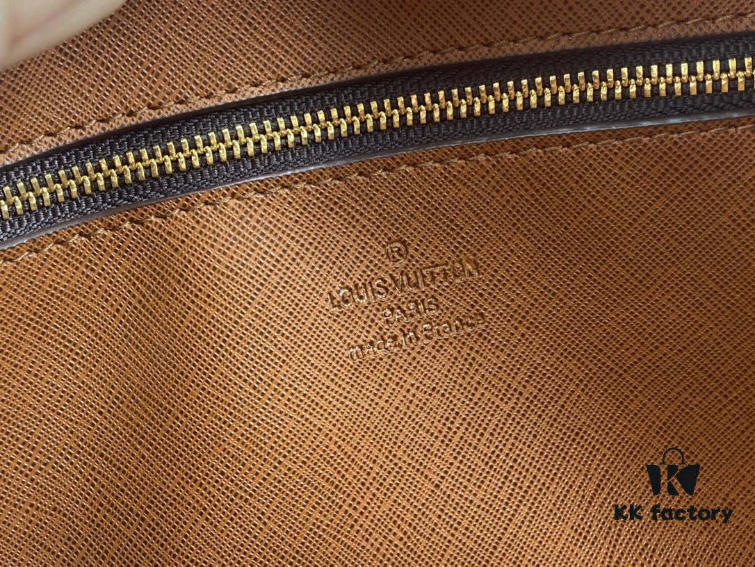 69307a0c6e68136f4d9a6c45 Top Quality Original LV Classic Crossbody Bag, Model No. M51274, Monogram Pattern, Small Square Design with Adjustable Full-Grain Leather Shoulder Strap