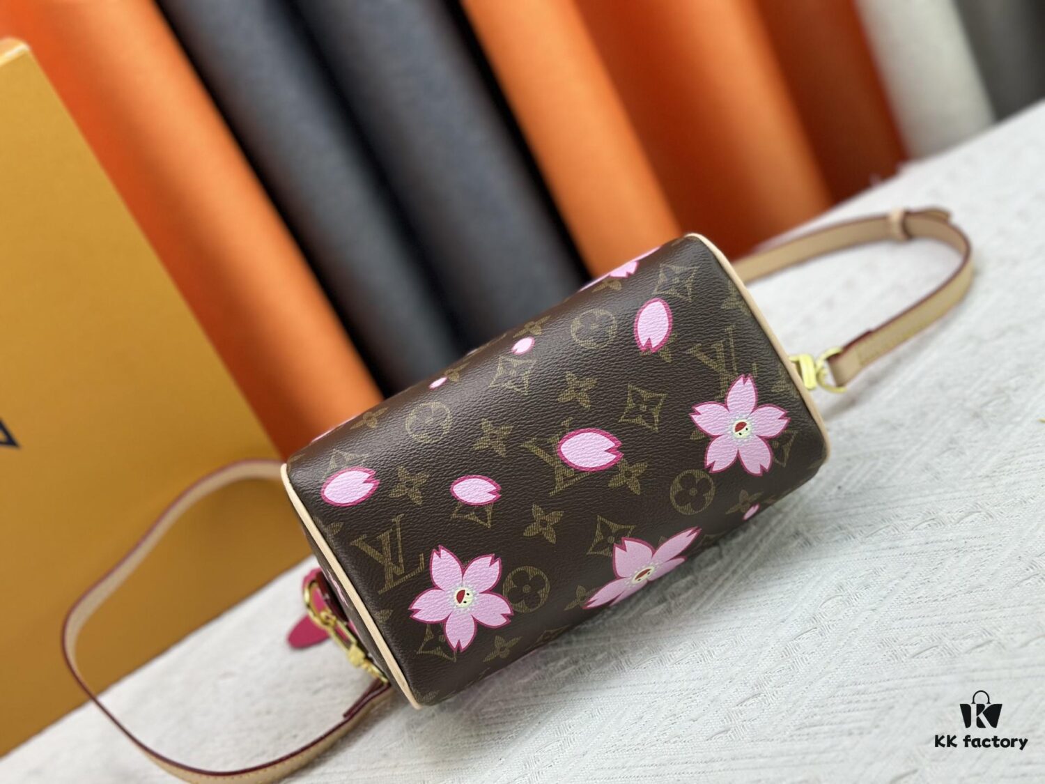 69307a116e68136f4d9a6c4c Upgraded Original M13805 M13257 M40390 M46234 LV x Murakami Collaboration Cherry Blossom 🌸 Nano Speedy Handbag