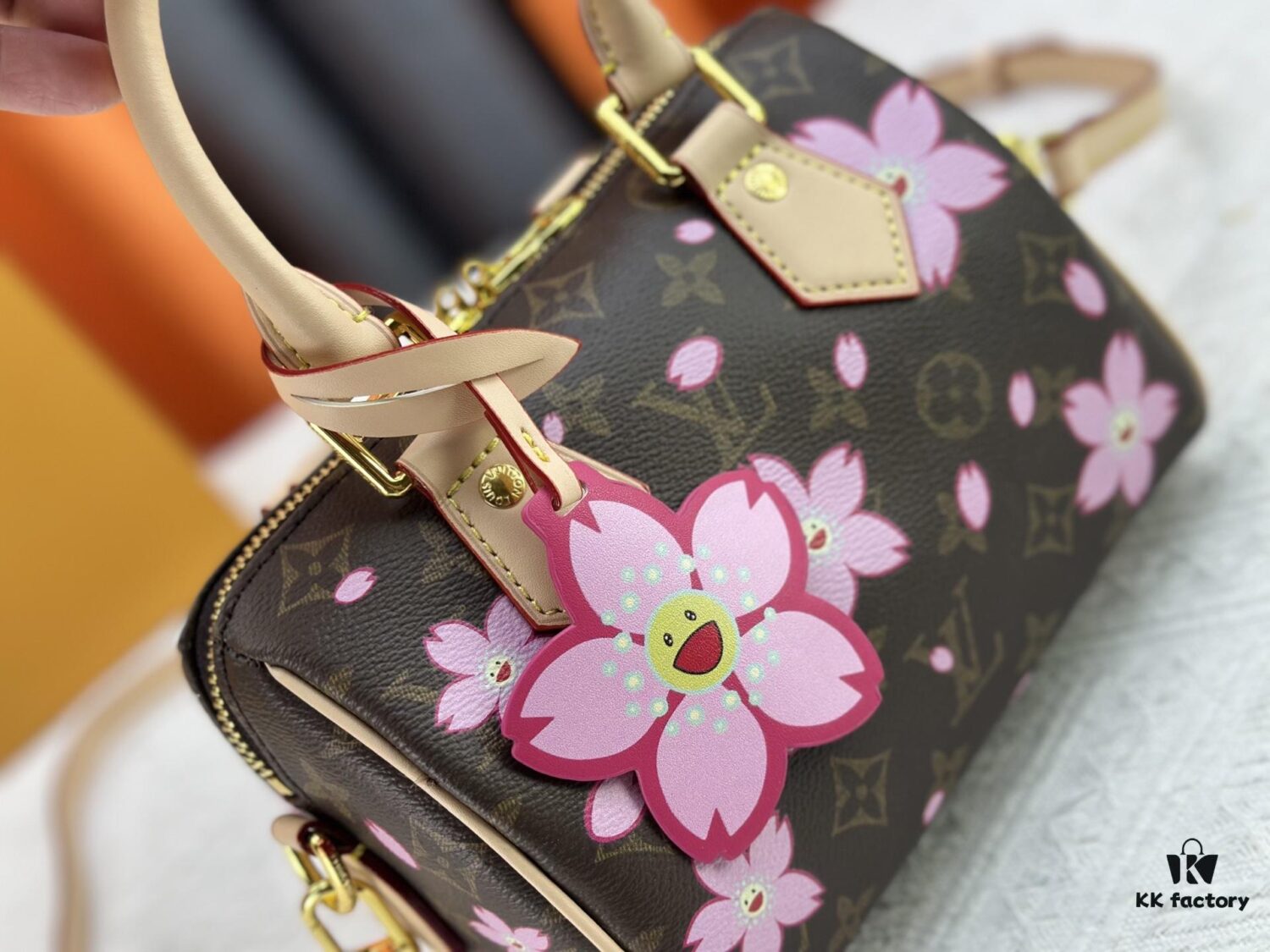 69307a116e68136f4d9a6c4d Upgraded Original M13805 M13257 M40390 M46234 LV x Murakami Collaboration Cherry Blossom 🌸 Nano Speedy Handbag