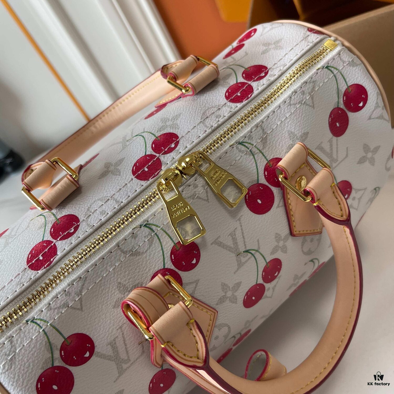 69307a1b6e68136f4d9a6c58 Upgraded 190 M17088 White Flower Cherry M13806-M13085-M13257 M13806 40391 40390 LV x Murakami Takashi Collaborative Nano Speedy Bag