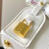 69307a396e68136f4d9a6c93 Guangzhou Stock Top Quality Original Version Capucines Mini Model: 12352 White with 33 Colorful Elements Material: Crushed Calfskin Hardware Upgraded Features: LV Initials, Unique Border Ring, Exquisite Monogram Flower on Flap Closure Dimensions: 21×14×8cm