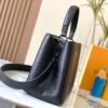Upgraded Version M24880 Black Capucines Souple Large Handbag