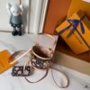 69307a736e68136f4d9a6cf2 Upgraded M13417 M81489 M13619 Lv➰ Longshang Village White Tricolor Upgraded Nano Bucket Bag from Match Collection