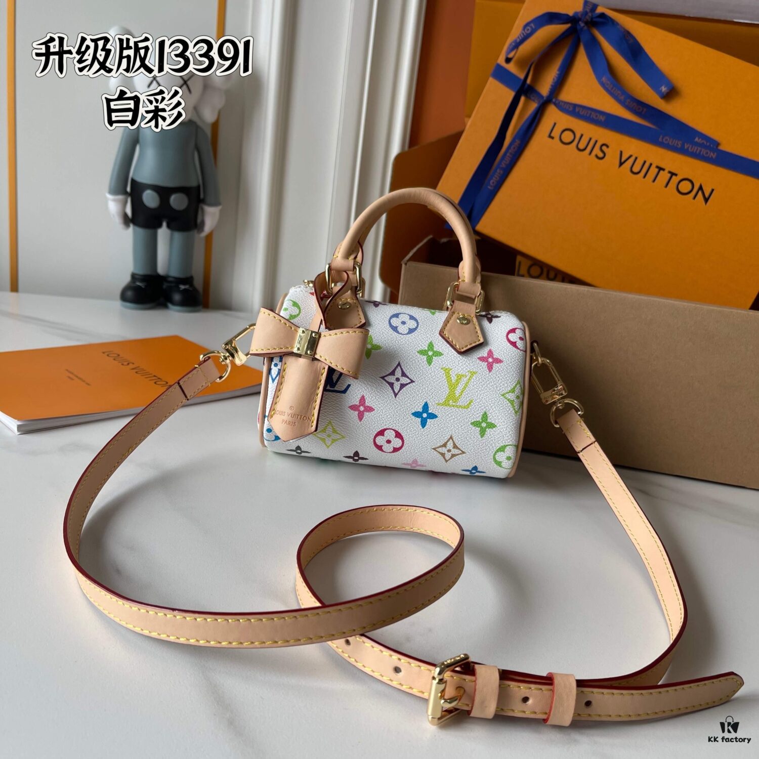 69307add6e68136f4d9a6d82 Upgraded Version 160 M13406 M13391 (Authentic Photos, Accurate Match) M81085 New Denim LV x Murakami Collaboration NANOSPEEDY Bag