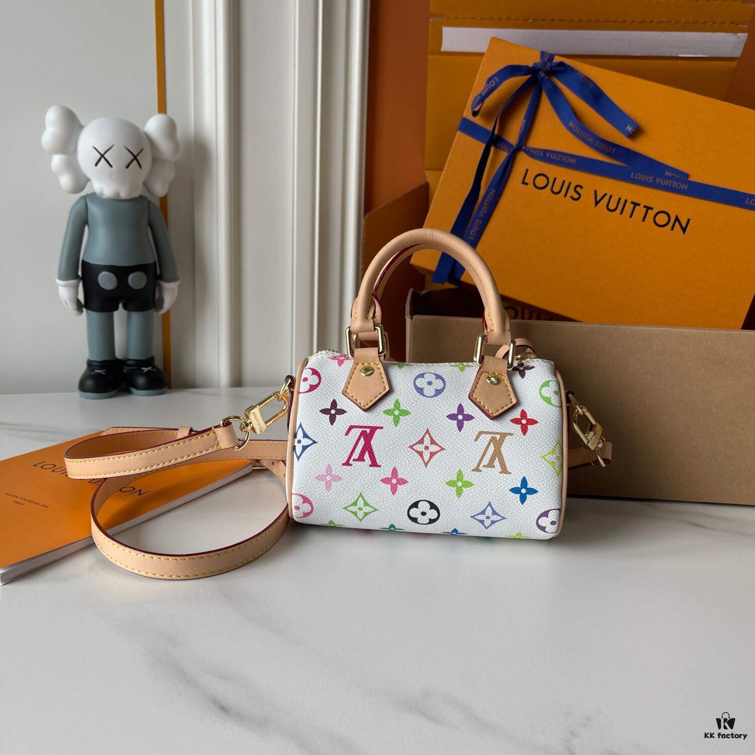 69307ae26e68136f4d9a6d87 Upgraded Version 160 M13406 M13391 (Authentic Photos, Accurate Match) M81085 New Denim LV x Murakami Collaboration NANOSPEEDY Bag