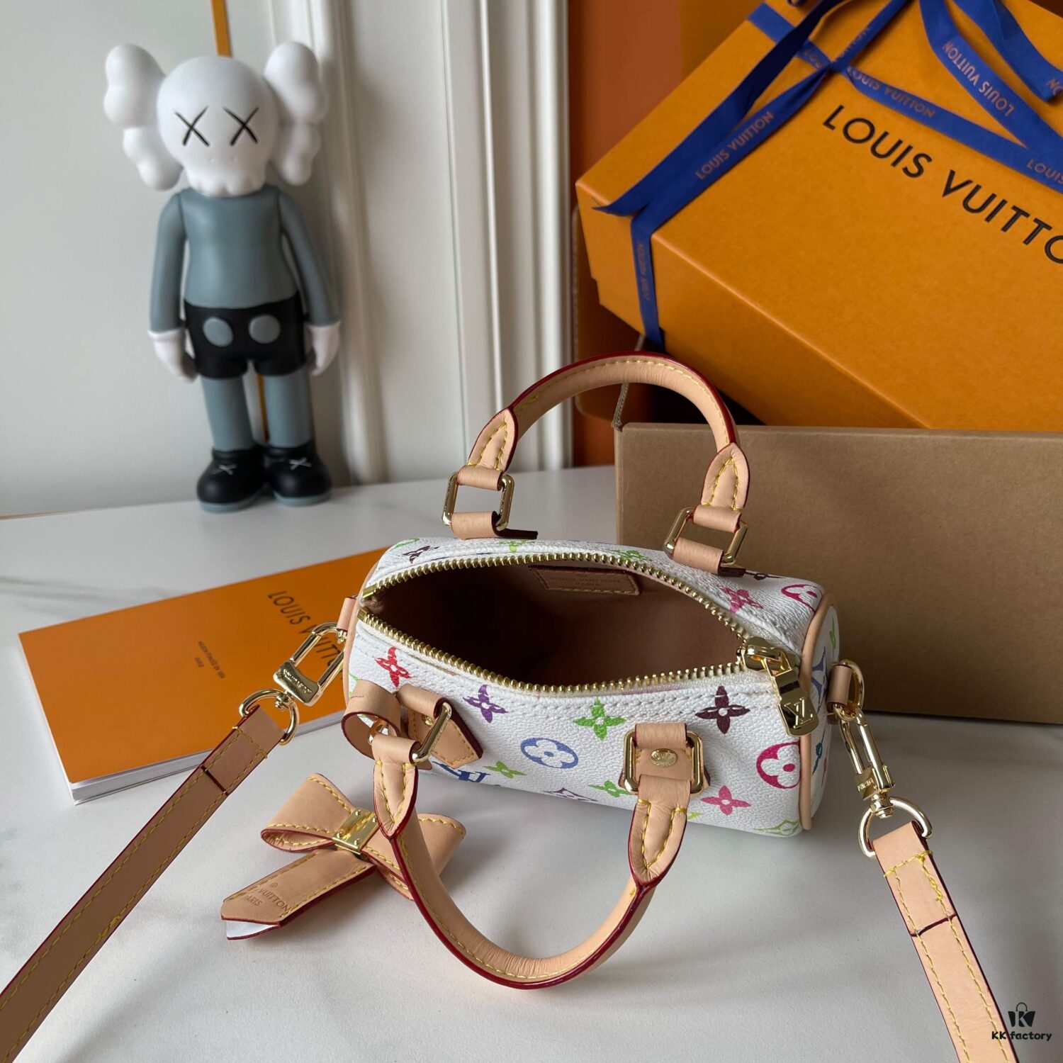 69307ae46e68136f4d9a6d8a Upgraded Version 160 M13406 M13391 (Authentic Photos, Accurate Match) M81085 New Denim LV x Murakami Collaboration NANOSPEEDY Bag