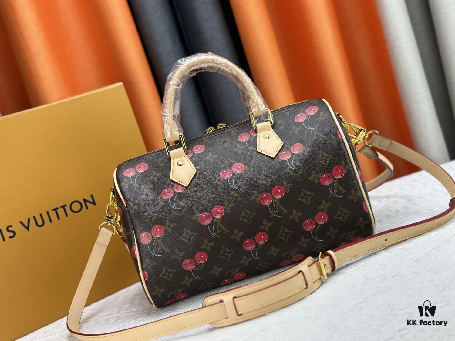 69307b226e68136f4d9a6dff M17089 M40391 Louis Vuitton Cherry Series Handbag from 2005 Designed by Takashi Murakami