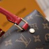 Exclusive Real Shot - Upgraded Version ‼️ LV Monogram with Leather Trim Handheld, Shoulder & Crossbody Bag Model M68169 with Long Strap, 2025 New Fashion Women's Bag, Monogram Leather Shoulder Strap, Genuine Leather Handbag, Large Capacity [Strong] Size: 28x20x11.5