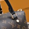 Exclusive Real Shot - Upgraded Version ‼️ LV Monogram with Leather Trim Handheld, Shoulder & Crossbody Bag Model M68169 with Long Strap, 2025 New Fashion Women's Bag, Monogram Leather Shoulder Strap, Genuine Leather Handbag, Large Capacity [Strong] Size: 28x20x11.5