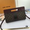 69307b366e68136f4d9a6e2b LV Handheld Bag with Long Strap, Super Practical, European Boutique Same Style, Made of Elegant Damier Ebene Classic Fabric, Lined with Unique Custom Foam Material, Wear-Resistant, Dirt-Resistant, Washable, Fashionable and Functional, Soft and Comfortable Body, Interior with Pockets, Large Capacity for Daily Needs, Model: 53666, Size: 30-19-8