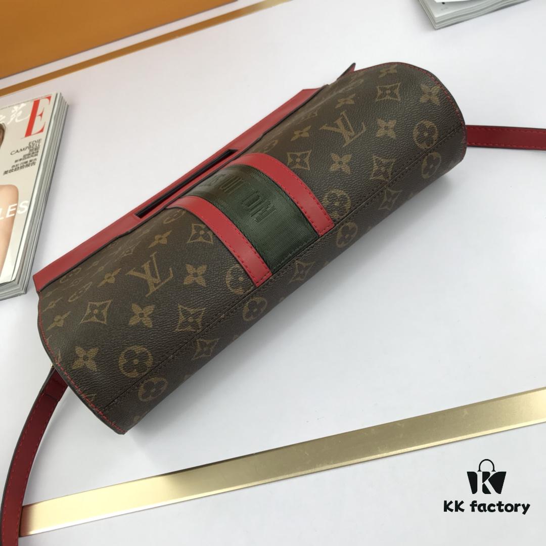 69307b386e68136f4d9a6e32 LV Handheld Bag with Long Strap Super Practical European Exclusive Same as Store Version Made from Elegant DaMeier Ebene Classic Fabric Material Lined with Unique Custom Foam Fabric Durable Stain-resistant Washable Combines Fashion and Functionality Soft Comfortable Body with Interior Pockets Large Capacity Meets Daily Needs Model 53666 Size 30-19-8