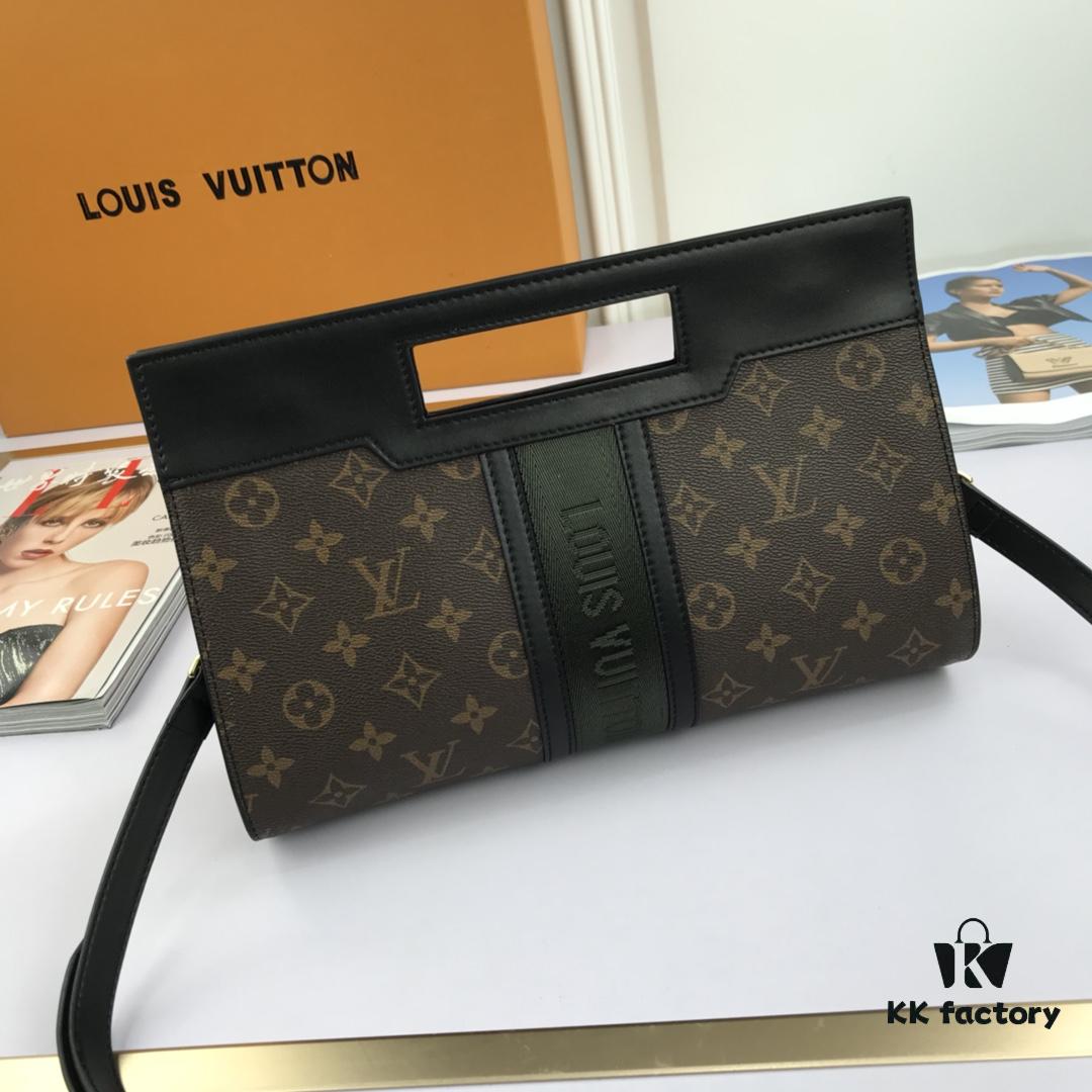 69307b3f6e68136f4d9a6e40 LV Handheld Bag with Long Strap, Super Practical, European Boutique Same Style, Made of Elegant Damier Ebene Classic Fabric, Lined with Custom Foam Material, Durable, Anti-dirt, Washable, Fashionable and Functional, Soft and Comfortable Body, Interior Compartment, Large Capacity for Daily Needs, Model: 53666, Size: 30-19-8