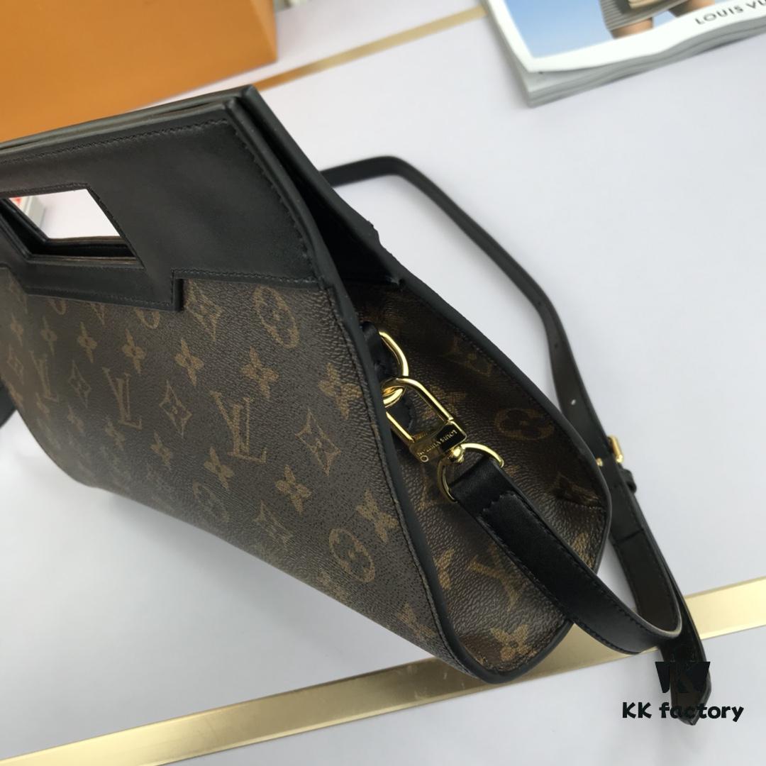 69307b406e68136f4d9a6e41 LV Handheld Bag with Long Strap, Super Practical, European Boutique Same Style, Made of Elegant Damier Ebene Classic Fabric, Lined with Custom Foam Material, Durable, Anti-dirt, Washable, Fashionable and Functional, Soft and Comfortable Body, Interior Compartment, Large Capacity for Daily Needs, Model: 53666, Size: 30-19-8