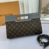 69307b446e68136f4d9a6e4a LV Handheld Bag with Long Strap, Super Practical, European Boutique Same Style, Made of Elegant DaMeier Ebene Classic Fabric, Lined with Custom Foam Material, Durable, Anti-dirt, Washable, Fashionable and Functional, Soft and Comfortable Body, Interior with Pouch, High Capacity for Daily Use, Model: 53666, Size: 30-19-8
