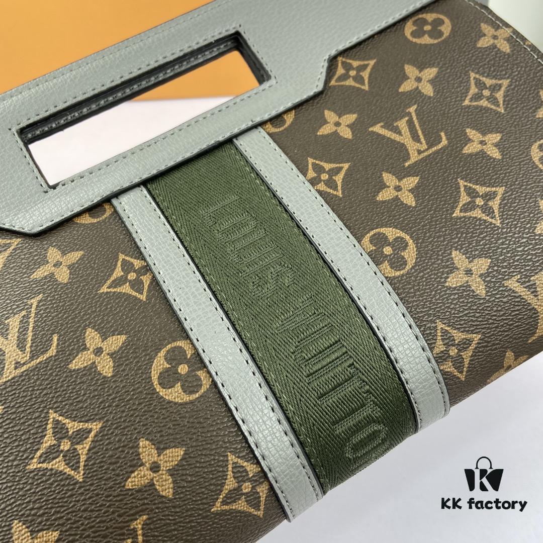 69307b456e68136f4d9a6e4f LV Handheld Bag with Long Strap, Super Practical, European Boutique Same Style, Made of Elegant DaMeier Ebene Classic Fabric, Lined with Custom Foam Material, Durable, Anti-dirt, Washable, Fashionable and Functional, Soft and Comfortable Body, Interior with Pouch, High Capacity for Daily Use, Model: 53666, Size: 30-19-8