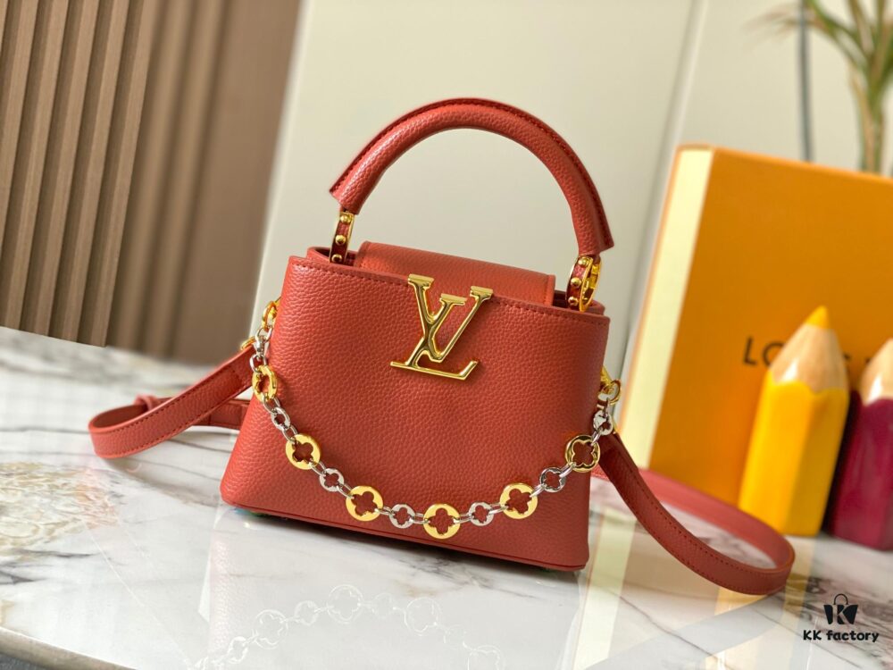 69307b606e68136f4d9a6e7b Top Quality Original Guangzhou Goods 🇫🇷 M12935 Capucines Mini Bag from the Capucines Chain On You Collection
