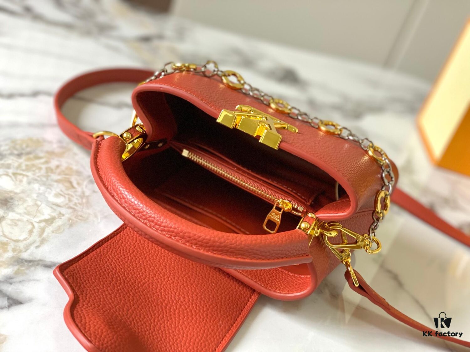 69307b636e68136f4d9a6e80 Top Quality Original Guangzhou Goods 🇫🇷 M12935 Capucines Mini Bag from the Capucines Chain On You Collection