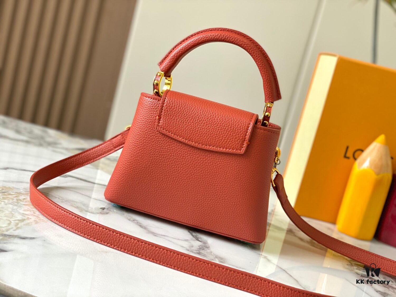 69307b636e68136f4d9a6e82 Top Quality Original Guangzhou Goods 🇫🇷 M12935 Capucines Mini Bag from the Capucines Chain On You Collection