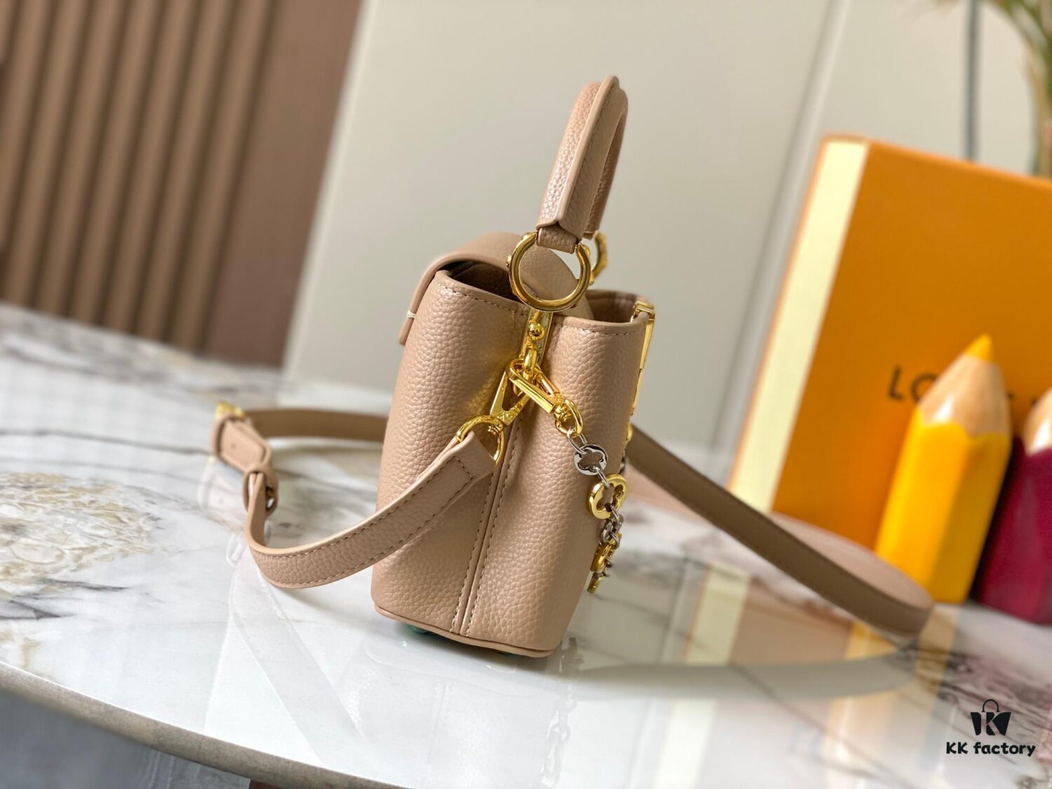69307b6e6e68136f4d9a6e95 Top Quality Original Guangzhou Stock 🇫🇷 M12935 Capucines Mini Bag from the Capucines Chain On You Collection