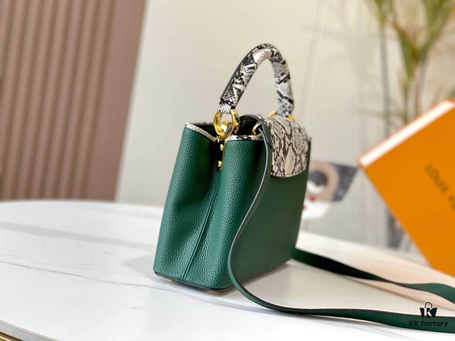 69307b8d6e68136f4d9a6ec8 Exclusive Real Shot - Upgraded M95508 CAPUCINES Small Bag