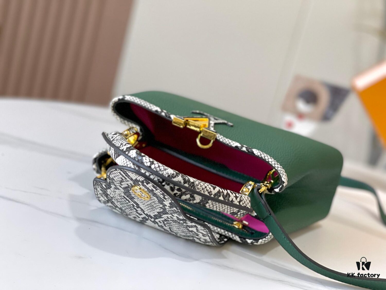 69307b926e68136f4d9a6ecf Exclusive Real Shot - Upgraded M95508 CAPUCINES Small Bag
